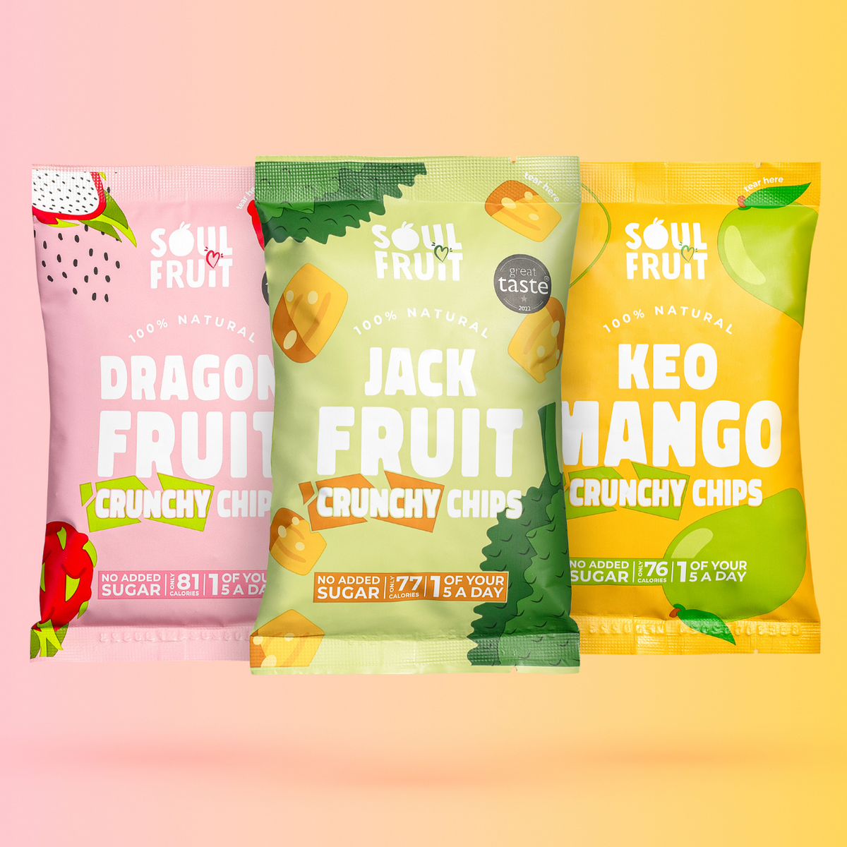 Freeze Dried Fruit Crisps - Mix Multipack (10 Bags)-0