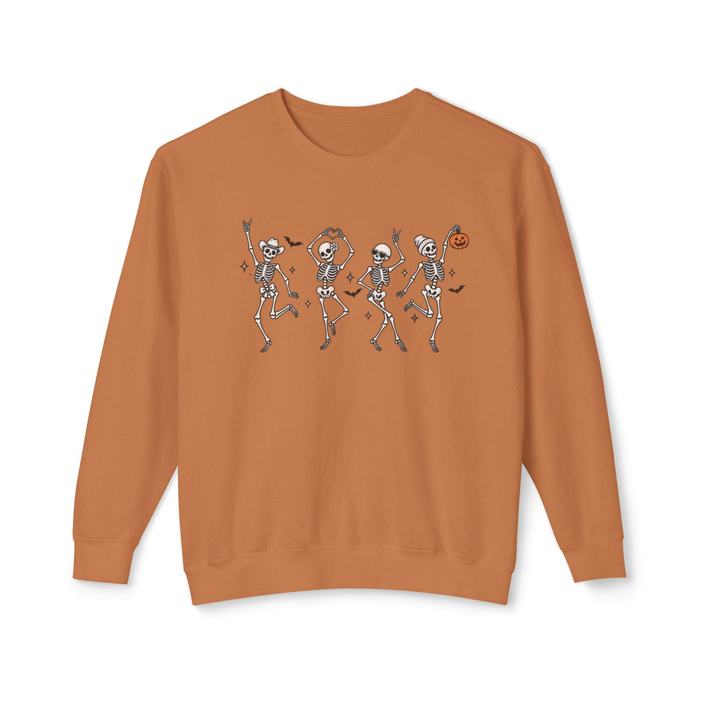 Dancing Skeletons Halloween Crewneck Sweatshirt