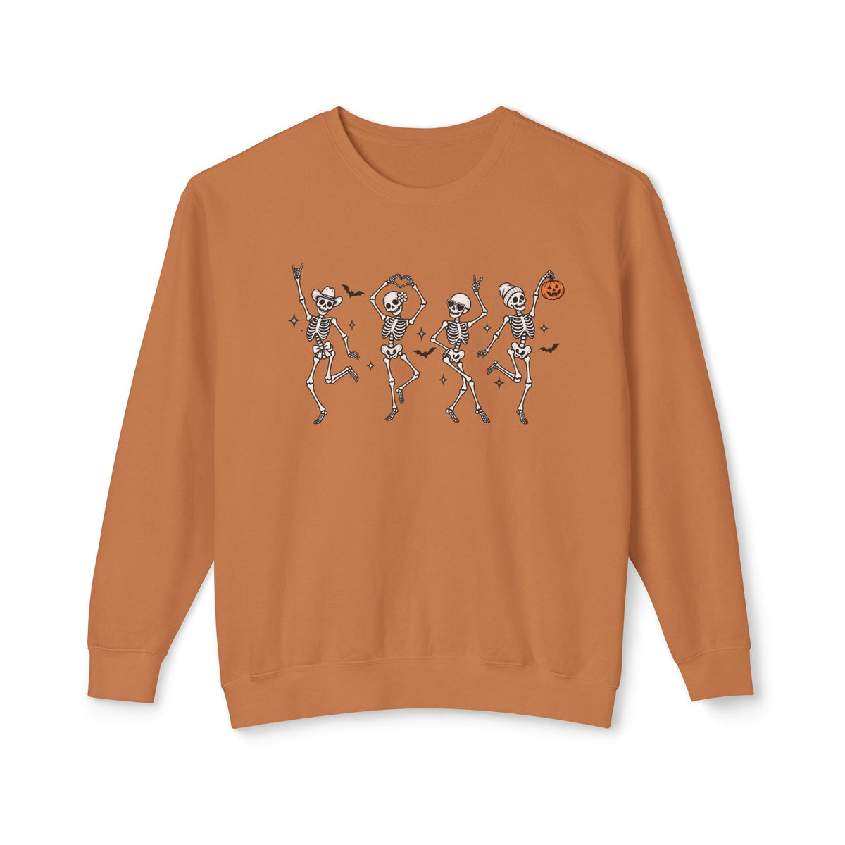 Dancing Skeletons Halloween Crewneck Sweatshirt
