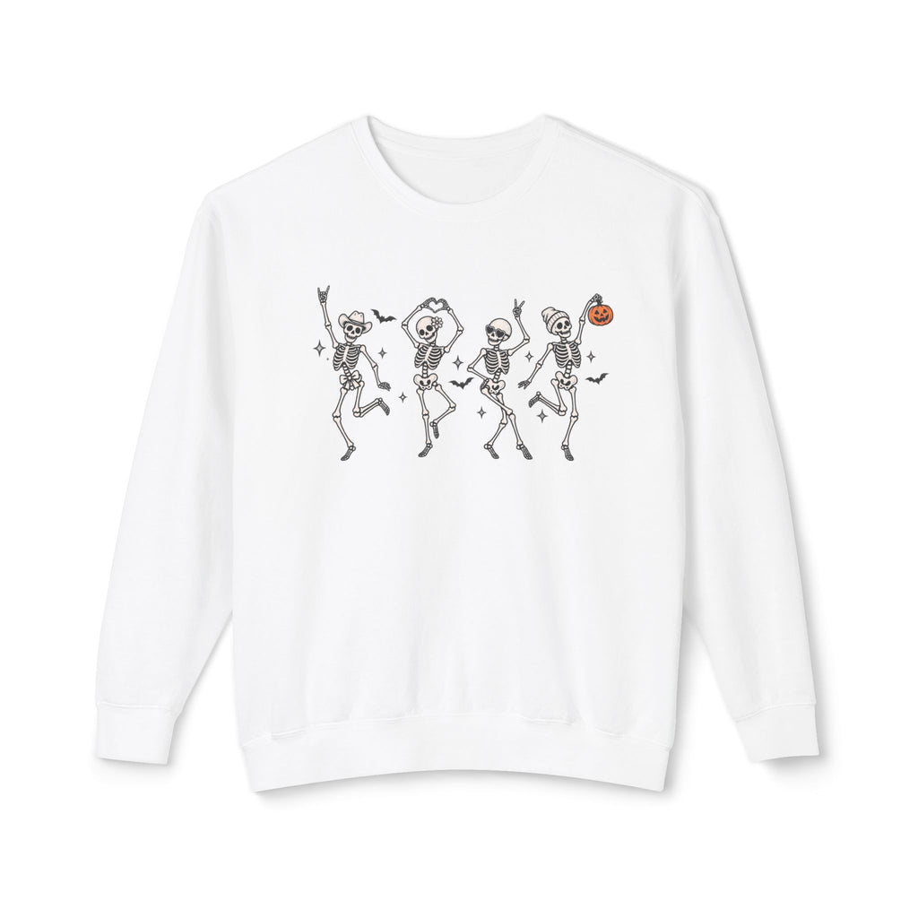 Dancing Skeletons Halloween Crewneck Sweatshirt
