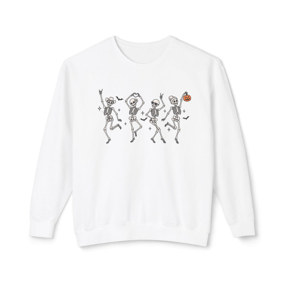 Dancing Skeletons Halloween Crewneck Sweatshirt