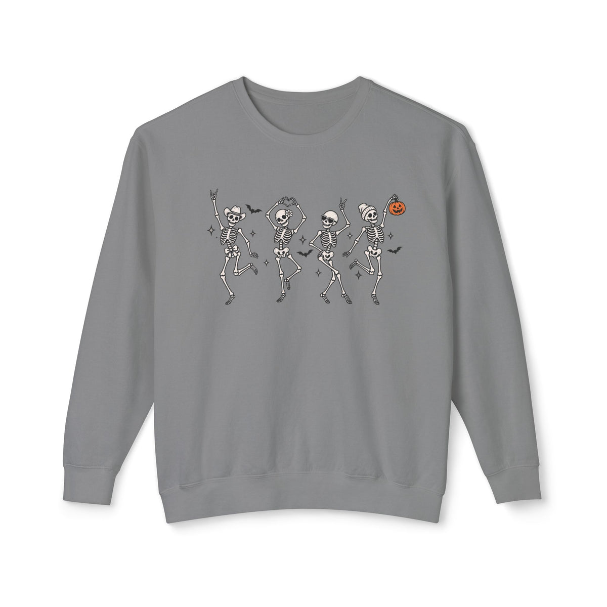 Dancing Skeletons Halloween Crewneck Sweatshirt