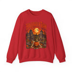 Halloween Town Crewneck Sweatshirt — Vintage Haunted House Pumpkin Graphic