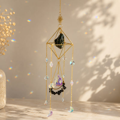 Celestial Obsidian Sun Catcher-0