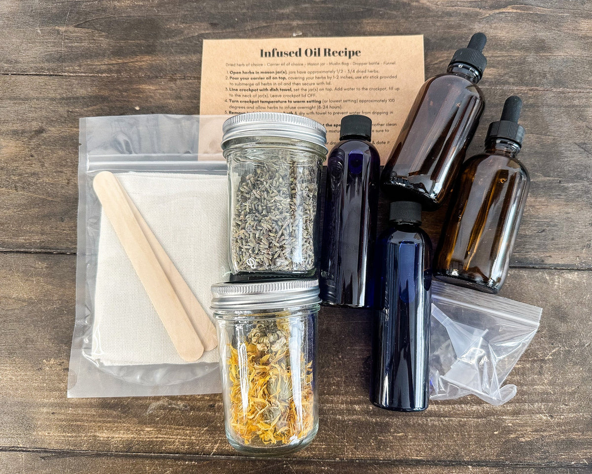 DIY 2 Herb Infused Oil Box Kit-1
