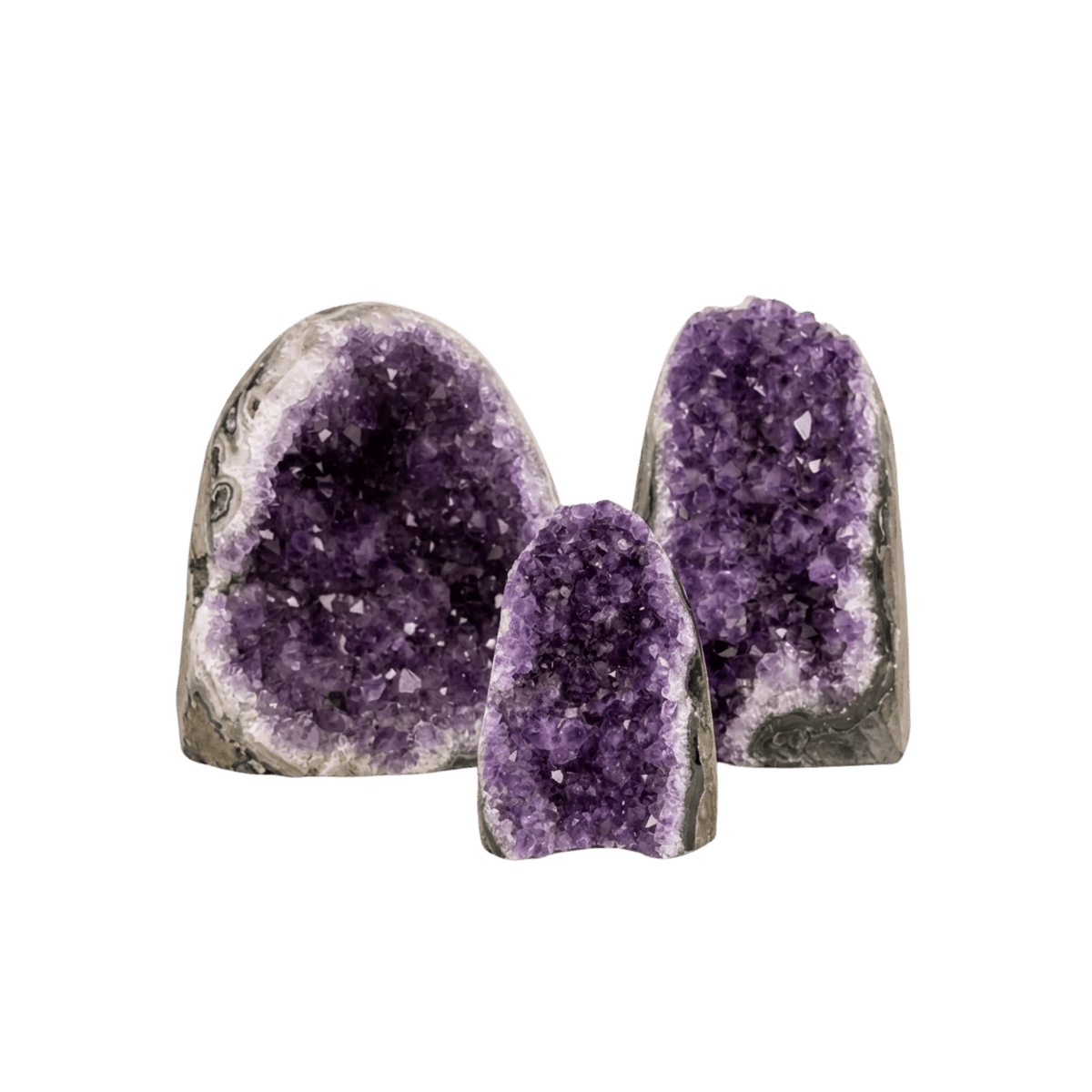Raw Amethyst Crystal Geode-0