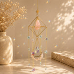 Celestial Rose Quartz Sun Catcher-0