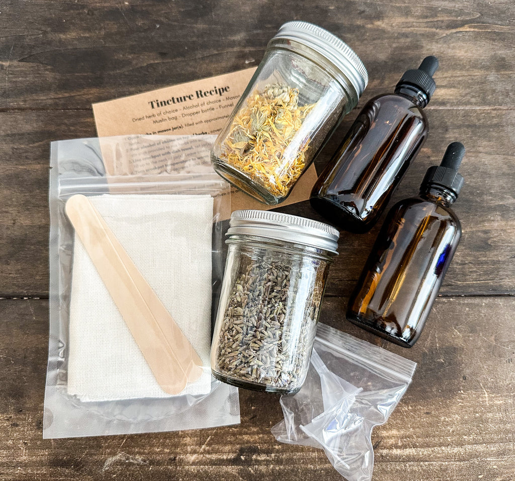 DIY 2 Herb Tincture Box Kit-1