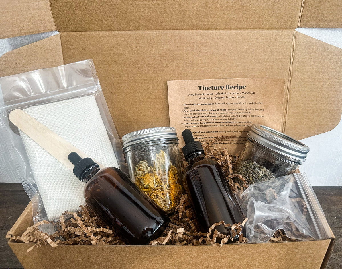 DIY 2 Herb Tincture Box Kit-2